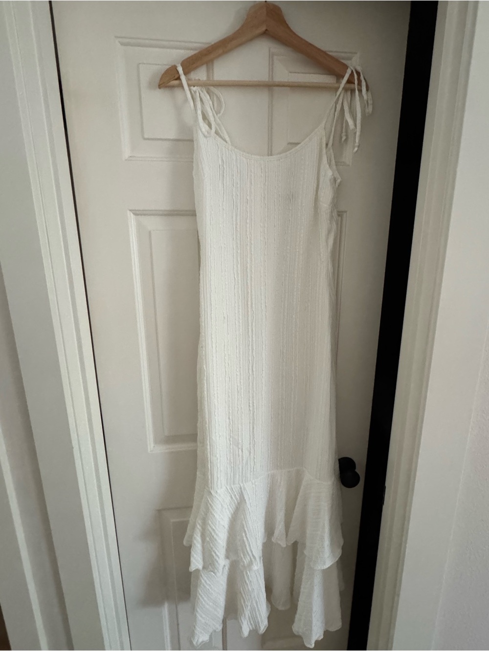 Princess Polly white midi dress